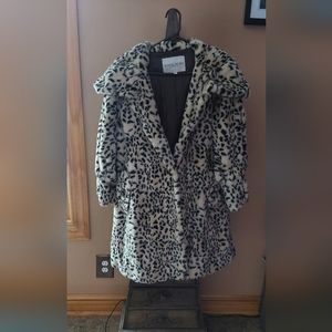 Leopard Faux Fur Winter Coat